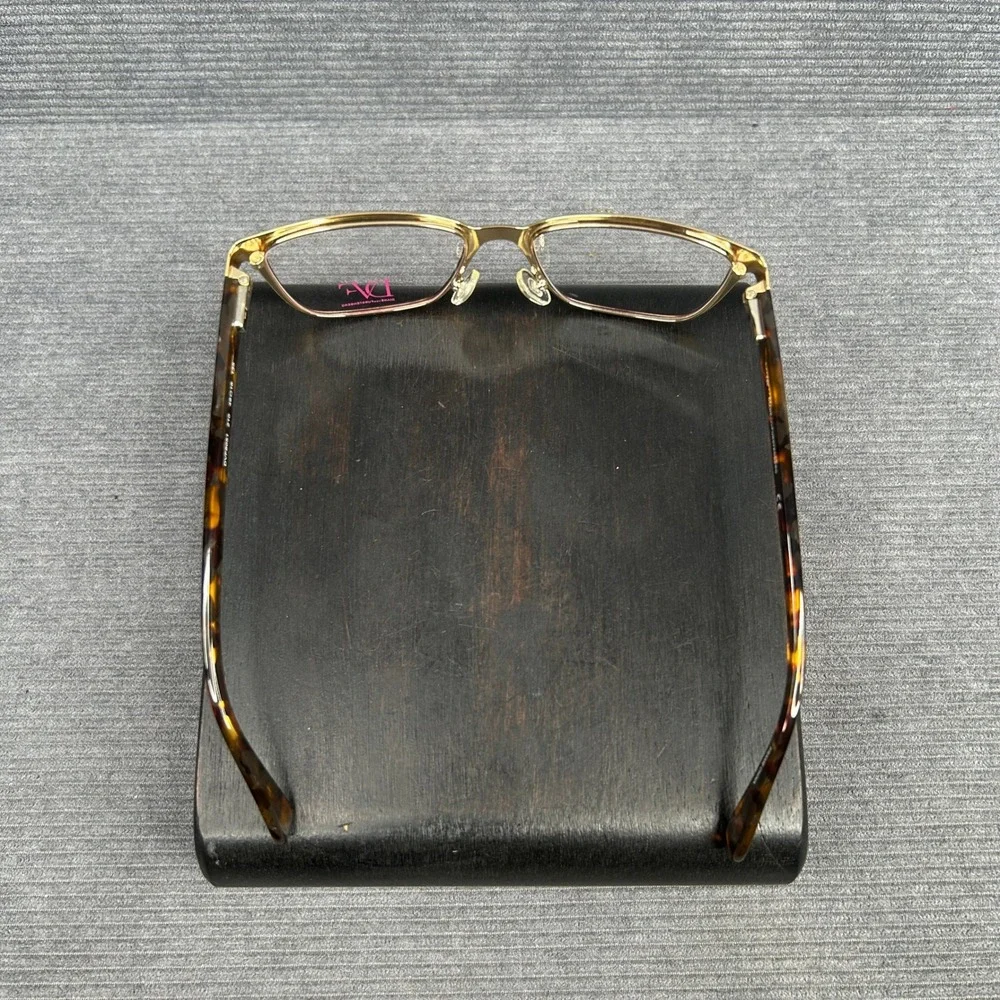 Diane von Furstenberg DVF8051 210 Burgundy Tortoise Square Y2k Eyeglasses Frames